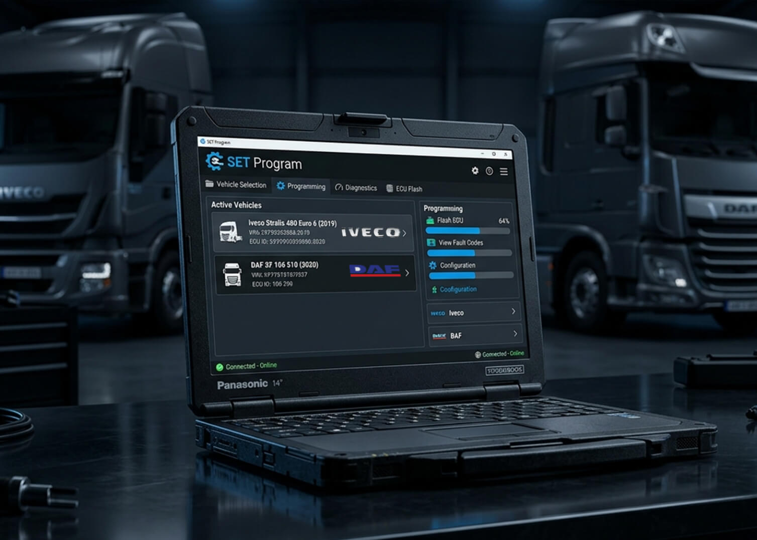 SET Program — Iveco and DAF programming software